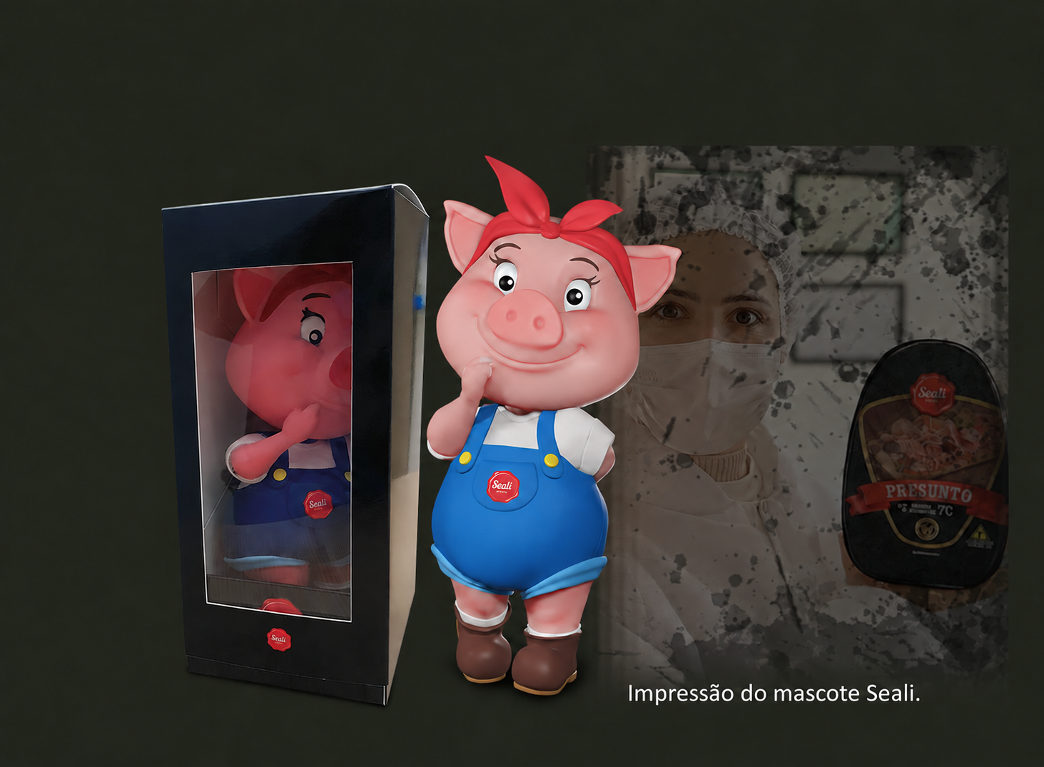 Mascote Seali — Personagem 3D